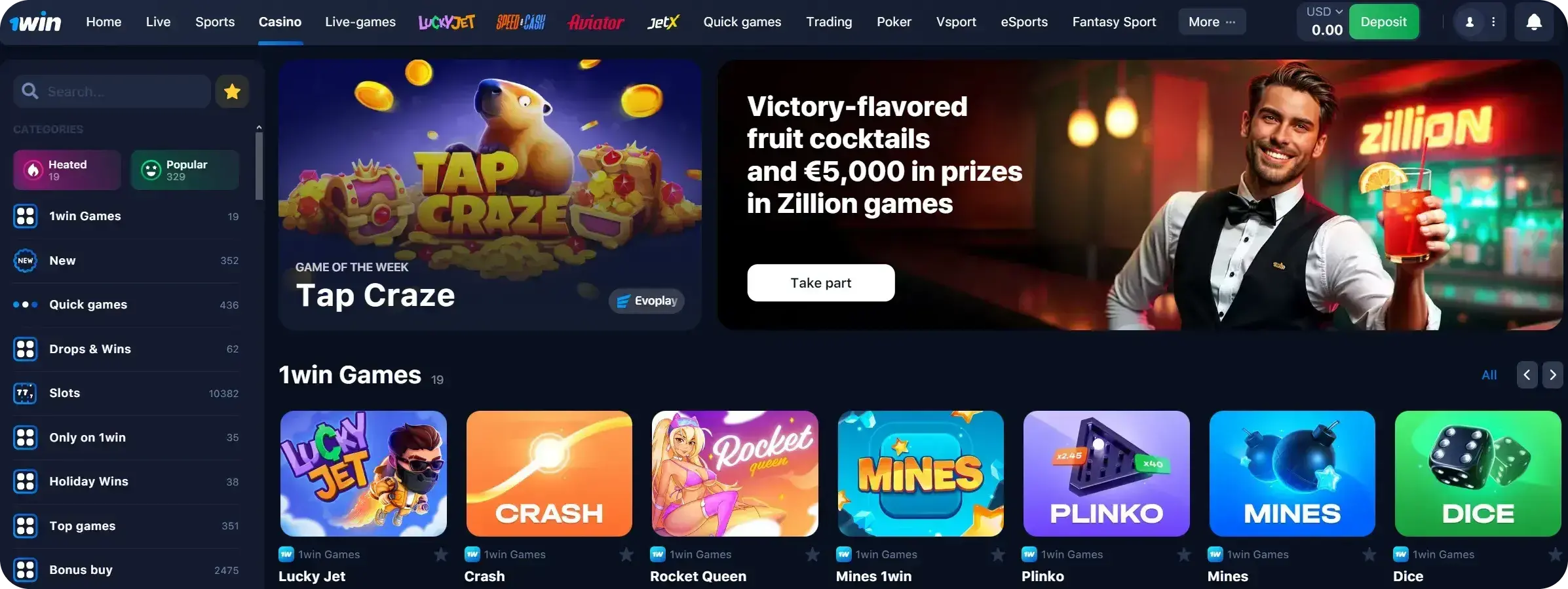 1Win Republica Moldova - Depuneri în Republica Moldova: cum